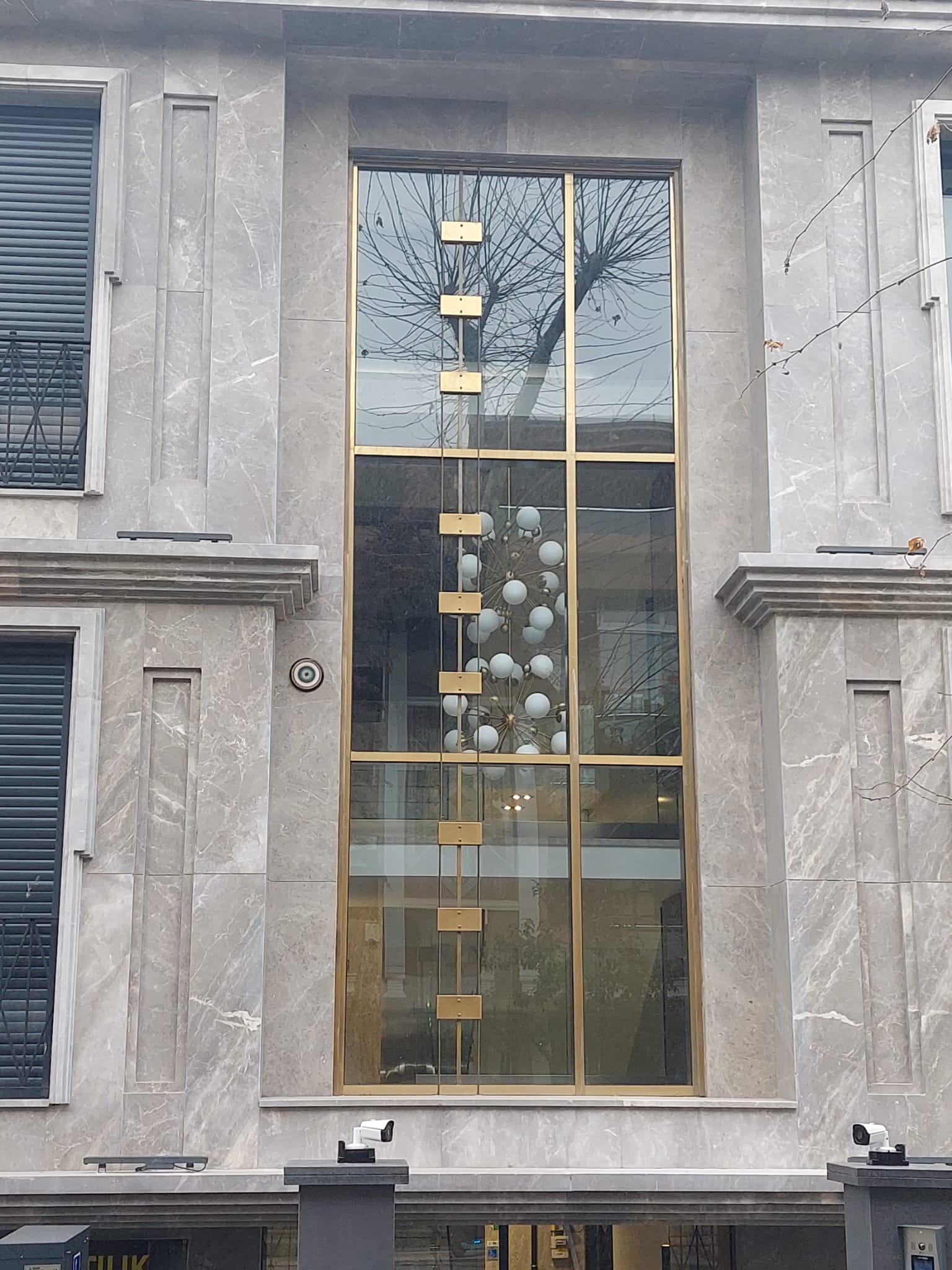 installation of Titanium Coating Curtain Wall by Metrum Project